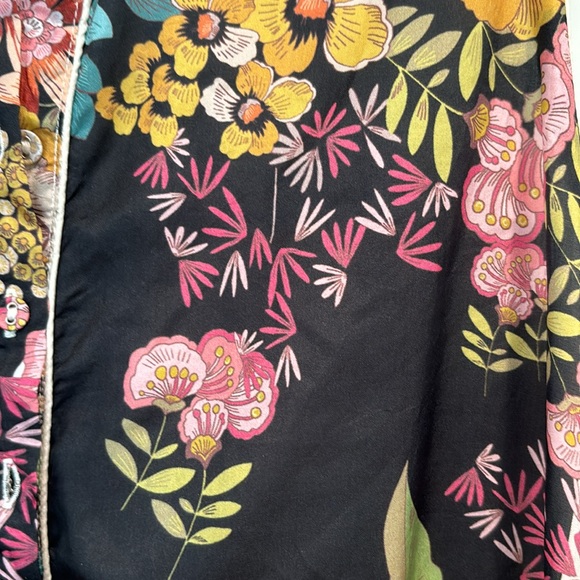 Johnny Was Floral Silk Dress - Picture 4 of 12